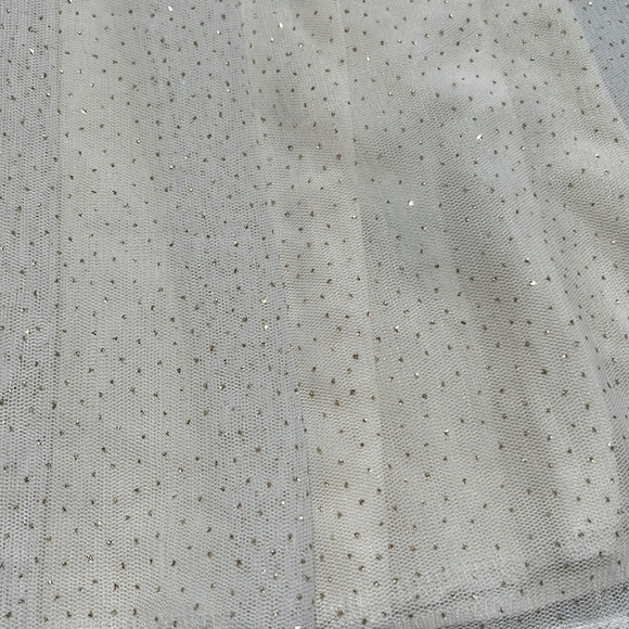 White Dress with Gold Sparkles - Picture 2 of 6